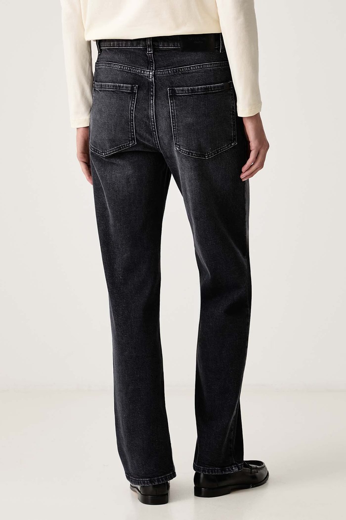 Odzież Weekend Max Mara Jeansy straight damskie WKDLINCE 2625186012600 czarny