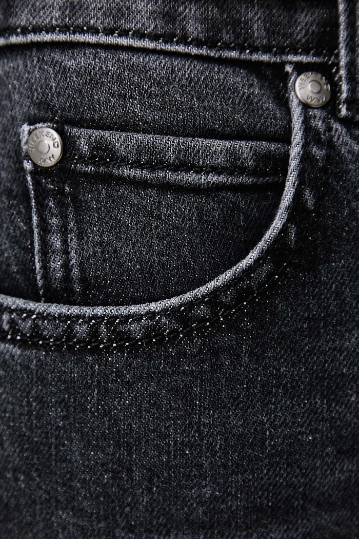Jeansy straight damskie WKDLINCE Weekend Max Mara 2625186012600 czarny