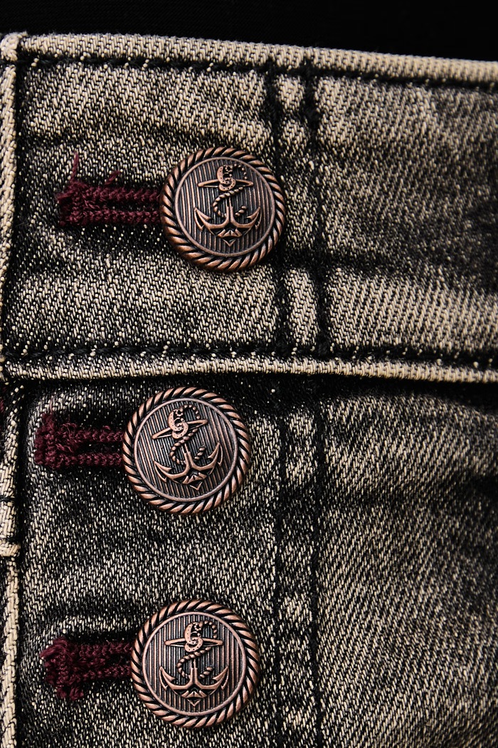 Jeansy flare damskie Miss Sixty 6M3JJ45000 brązowy
