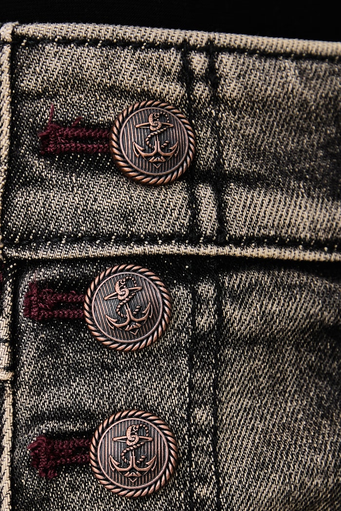Jeansy flare damskie Miss Sixty 6M3JJ45000 brązowy