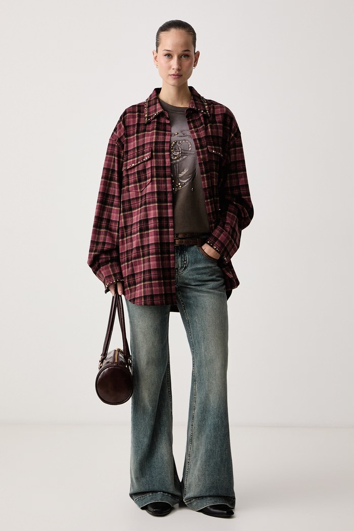 Miss Sixty Jeansy flare damskie 6M3JJ42400 niebieski AW26