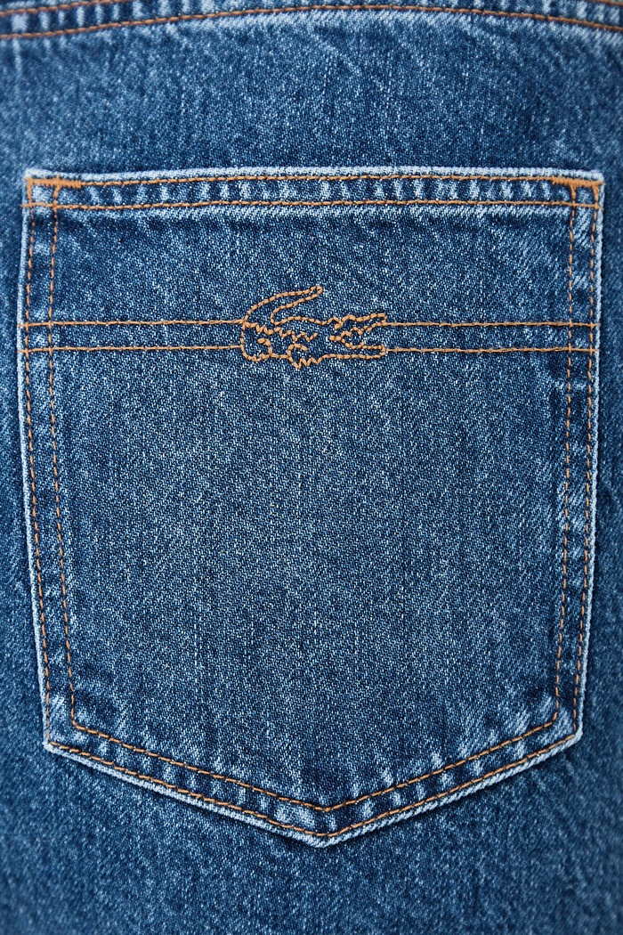 Jeansy damskie Lacoste HF8402 niebieski