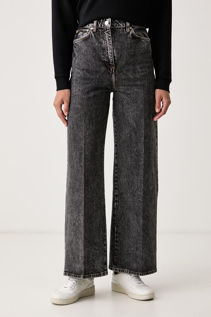 Lacoste Jeansy damskie szary HF8402
