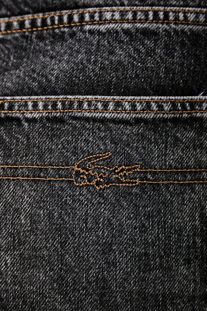 Jeansy damskie Lacoste HF8402 szary