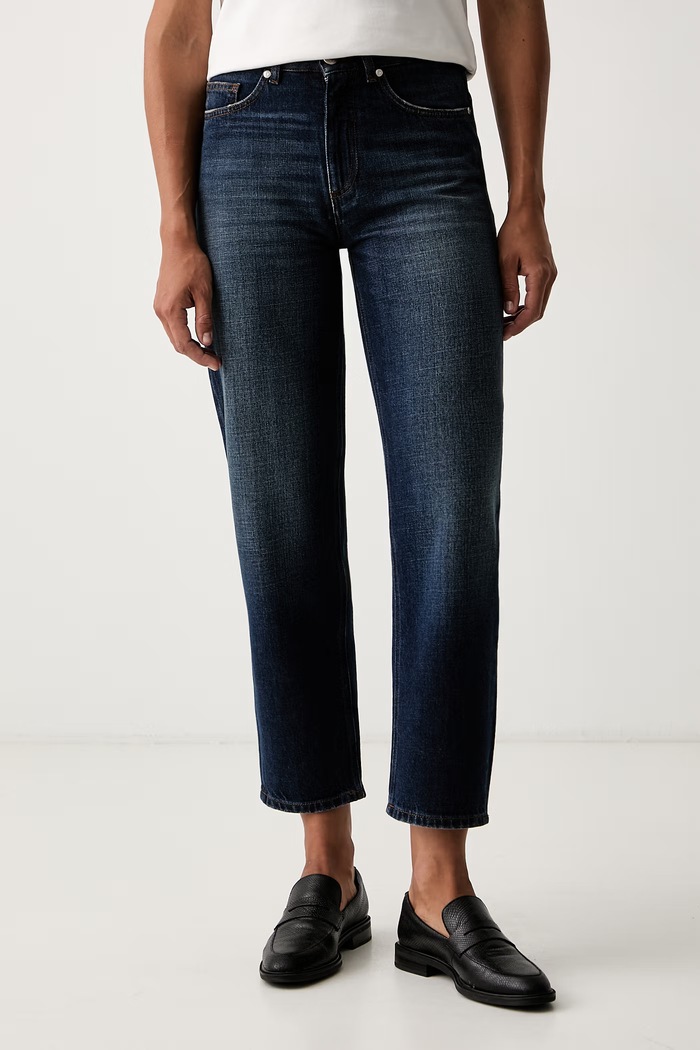 Seventy Venezia jeansy relaxed fit damskie granatowy PD0165.240317