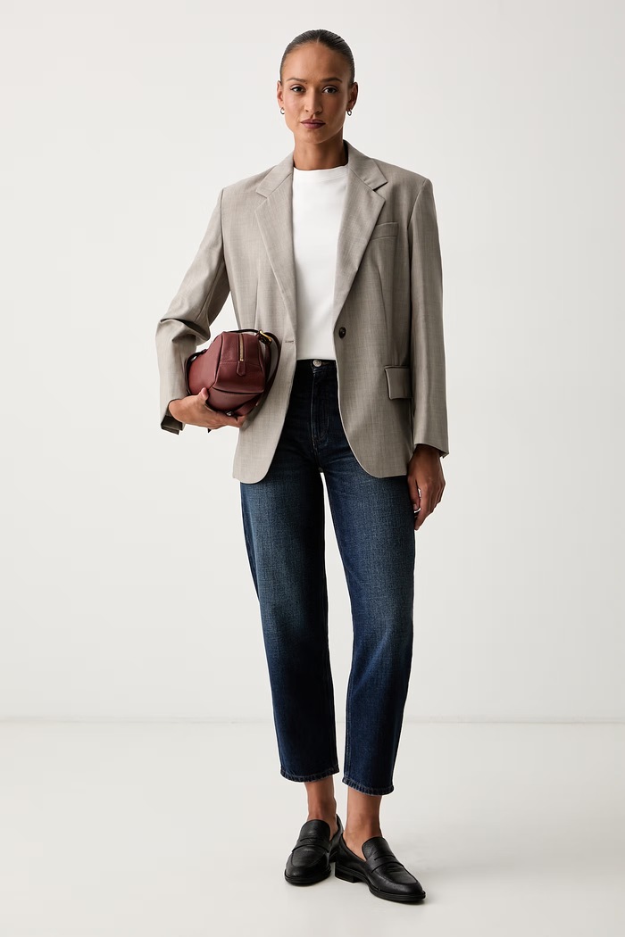 Seventy Venezia jeansy relaxed fit damskie PD0165.240317 granatowy AW26