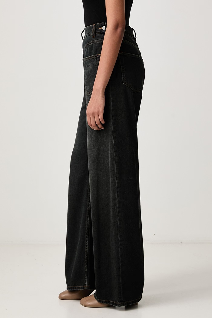 Jeansy relaxed fit damskie MM6 Maison Margiela S52LA0257.M30064 niebieski