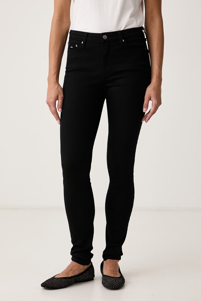 Tommy Jeans Jeansy skinny damskie czarny DW0DW23203