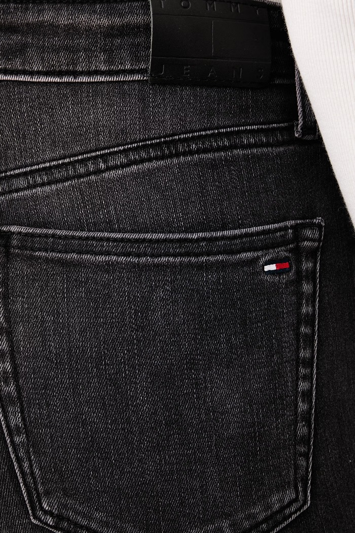 Jeansy skinny damskie Tommy Jeans DW0DW23186 czarny