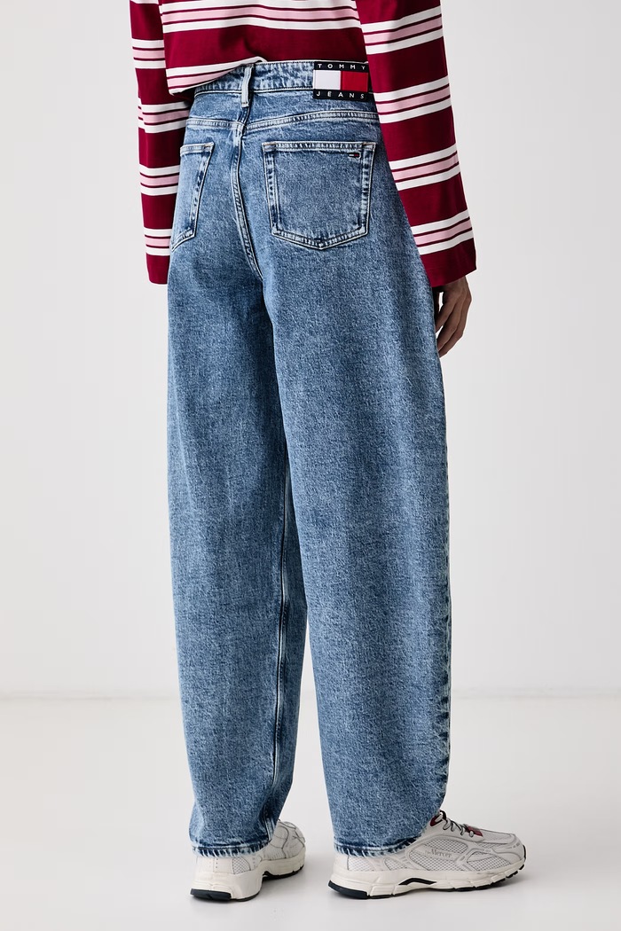 Ρούχα Tommy Jeans τζιν βρεφικά DW0DW23935 μπλε