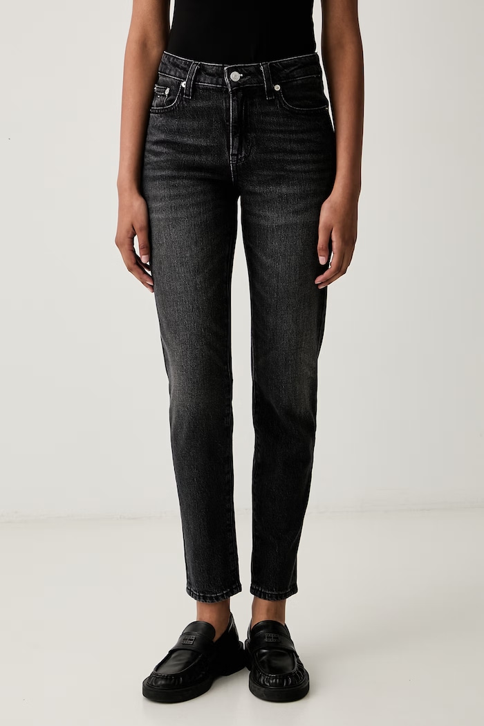 Tommy Jeans jeansy slim fit damskie czarny DW0DW23570