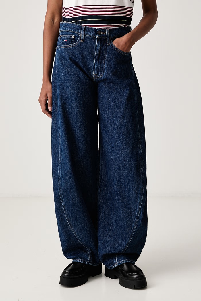 Tommy Jeans Barrel traperice za žene mornarsko plava DW0DW23205