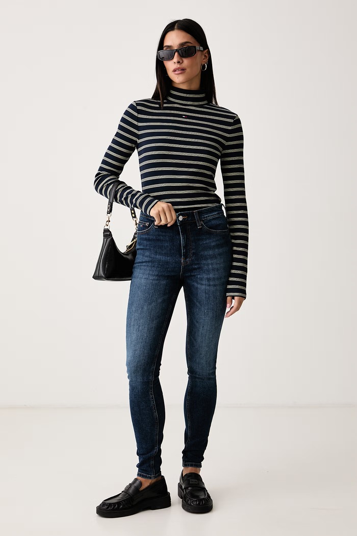 Tommy Jeans Damskie DW0DW23192 granatowy AW26
