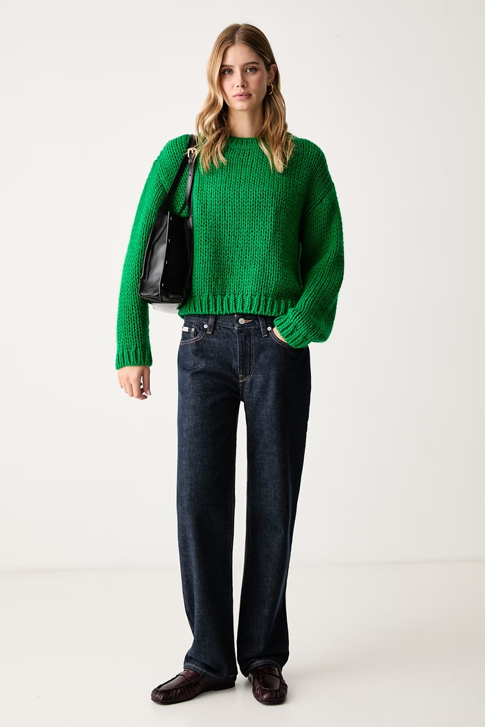 Calvin Klein Jeans Straight traperice za žene LV047H935G mornarsko plava AW26
