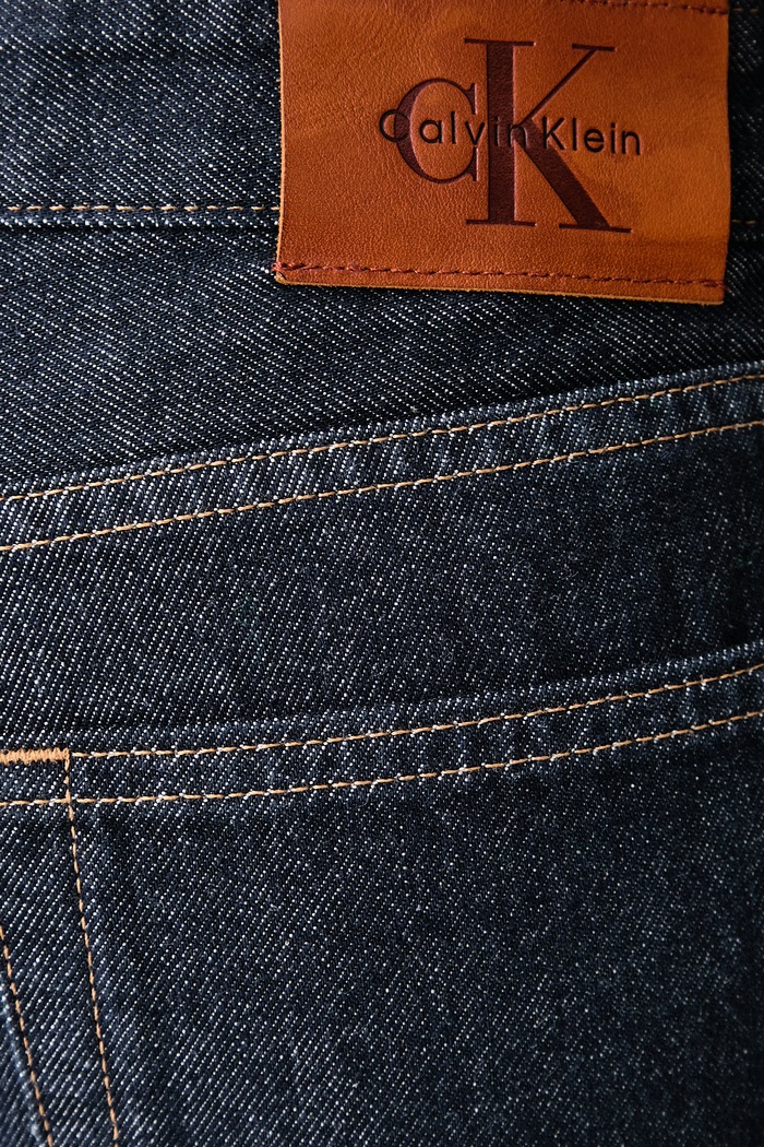 Straight traperice za žene Calvin Klein Jeans LV047H935G mornarsko plava