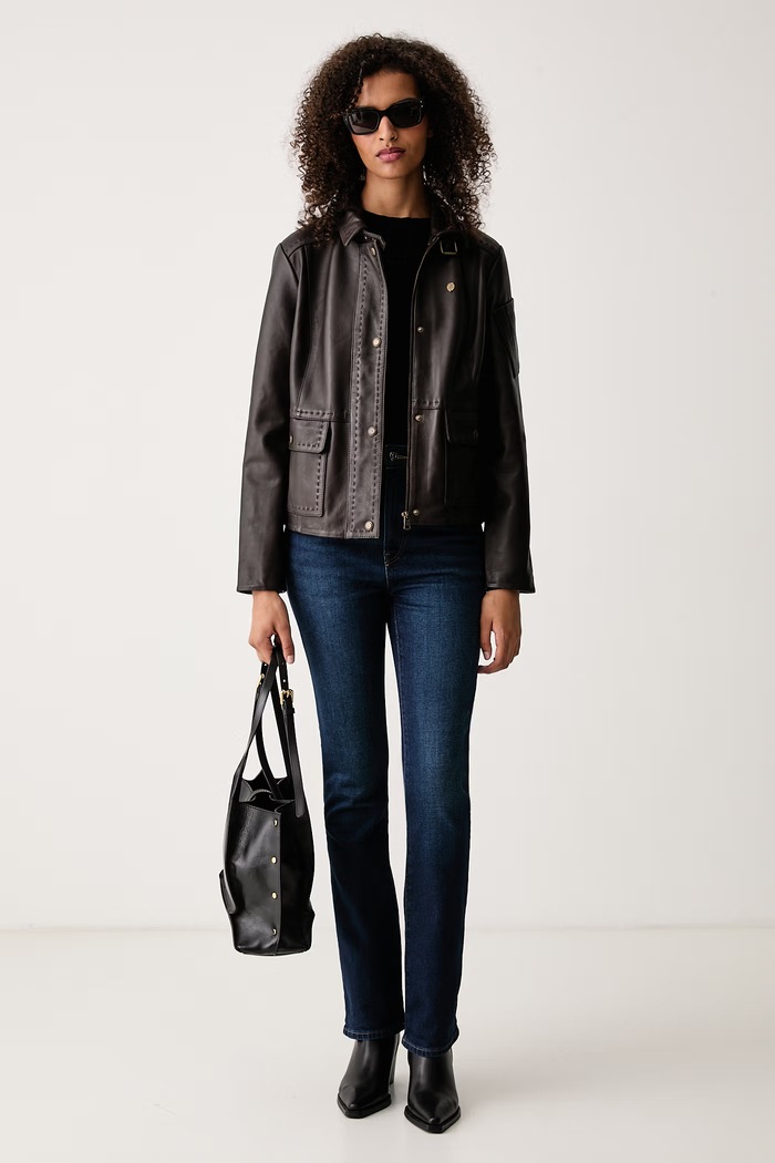Calvin Klein Jeans Τζιν flare γυναικεία LV047H763G σκούρο μπλε AW26
