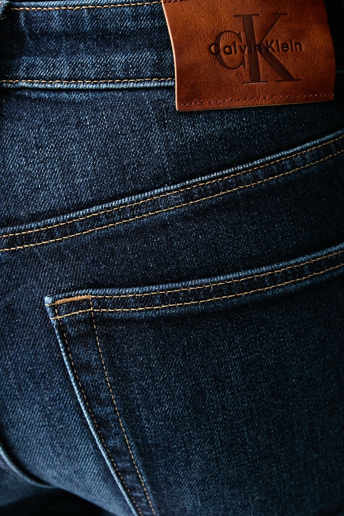 Τζιν flare γυναικεία Calvin Klein Jeans LV047H763G σκούρο μπλε