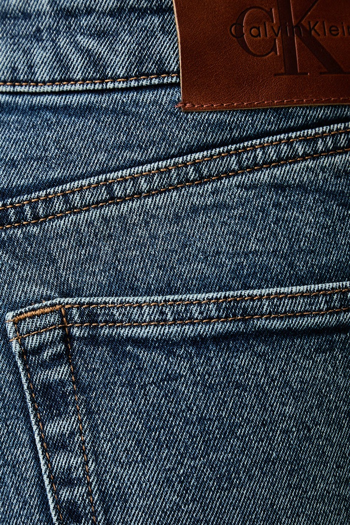 Jeansy mom fit damskie Calvin Klein Jeans LV047H715G niebieski