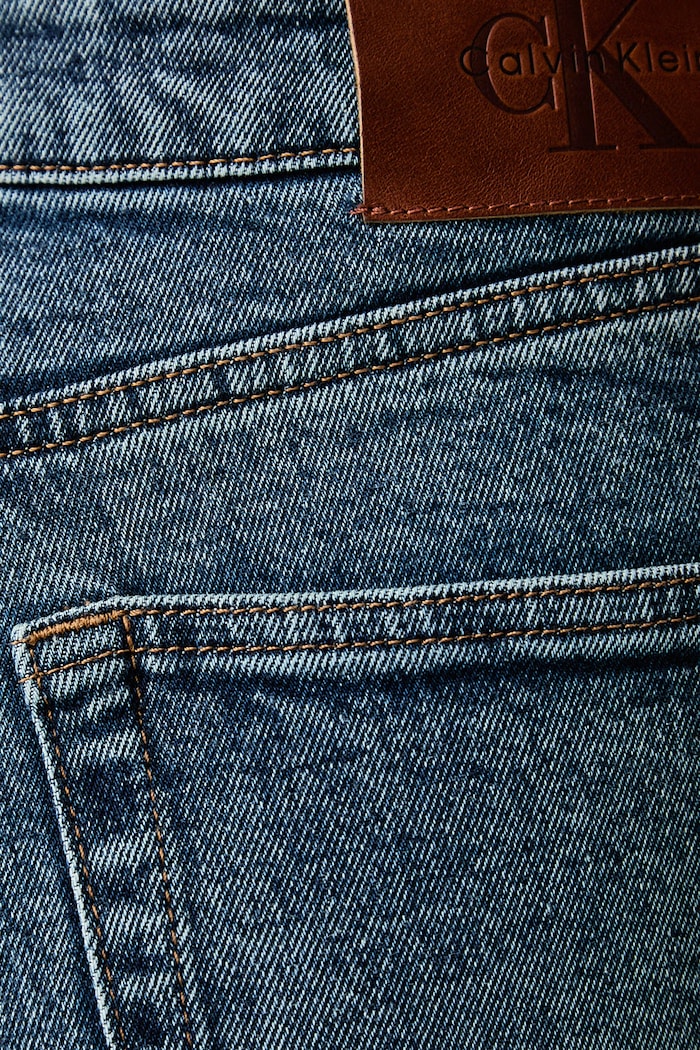 Jeansy mom fit damskie Calvin Klein Jeans LV047H715G niebieski