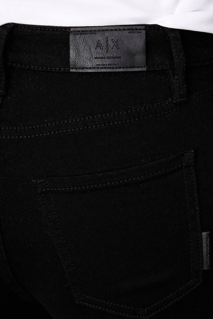 Armani Exchange skinny traperice za žene crna XW000127.AF10866
