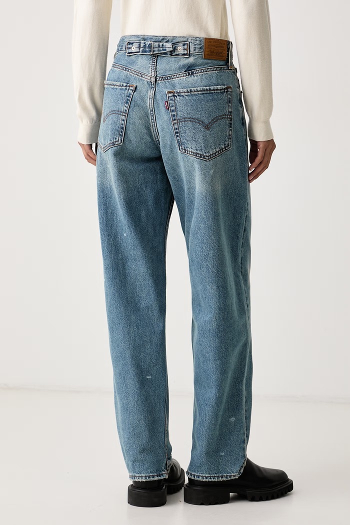 Дрехи Levi's Дънки loose дамски LOOSE TAPER H226 0083N.0002 син