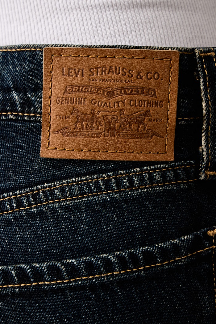 Flare traperice za žene PUDDLE SNAP FLARE Levi's 0081S mornarsko plava
