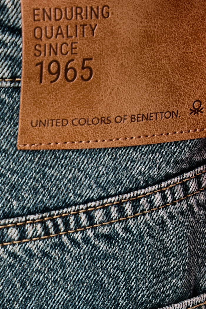 Дънки wide leg дамски United Colors of Benetton 4D4BDE039 син