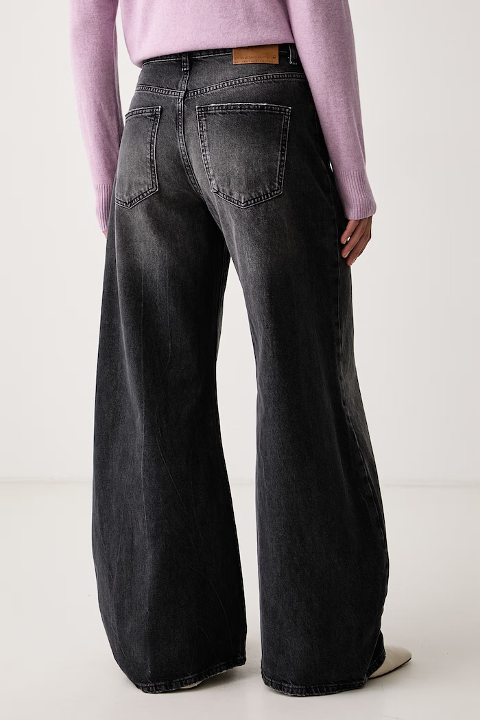 Abbigliamento United Colors of Benetton Jeans barrel da donna 4PGHDE038 grigio