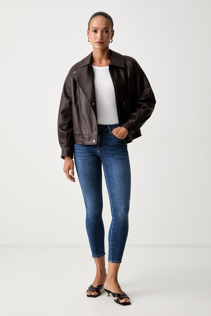 Fracomina jeansy skinny damskie FP26WV8000D46002 granatowy AW26