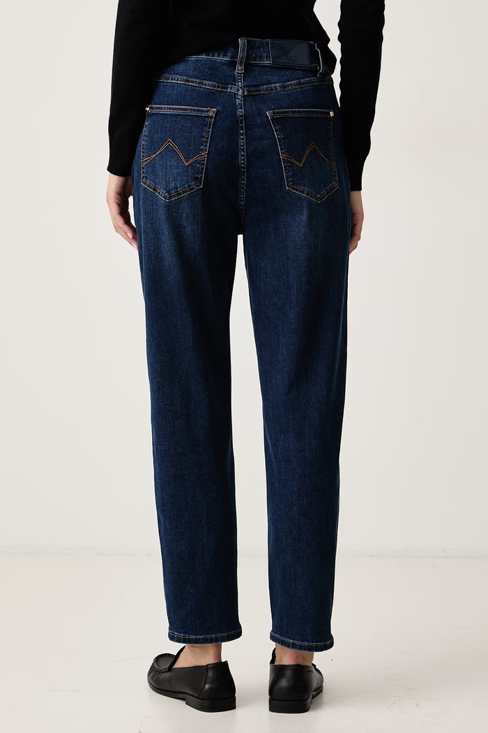 Odzież Gaudi Jeansy mom fit damskie 621BD26024 niebieski