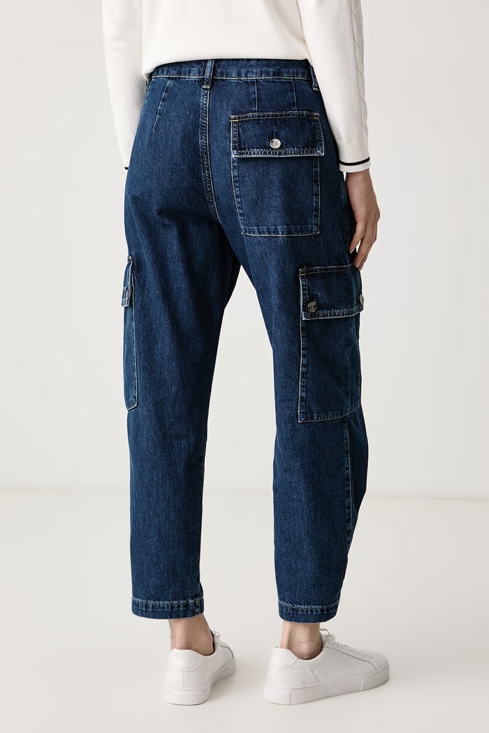 Одяг Liu Jo Джинси relaxed fit жіночі UF6184.D0380 блакитний