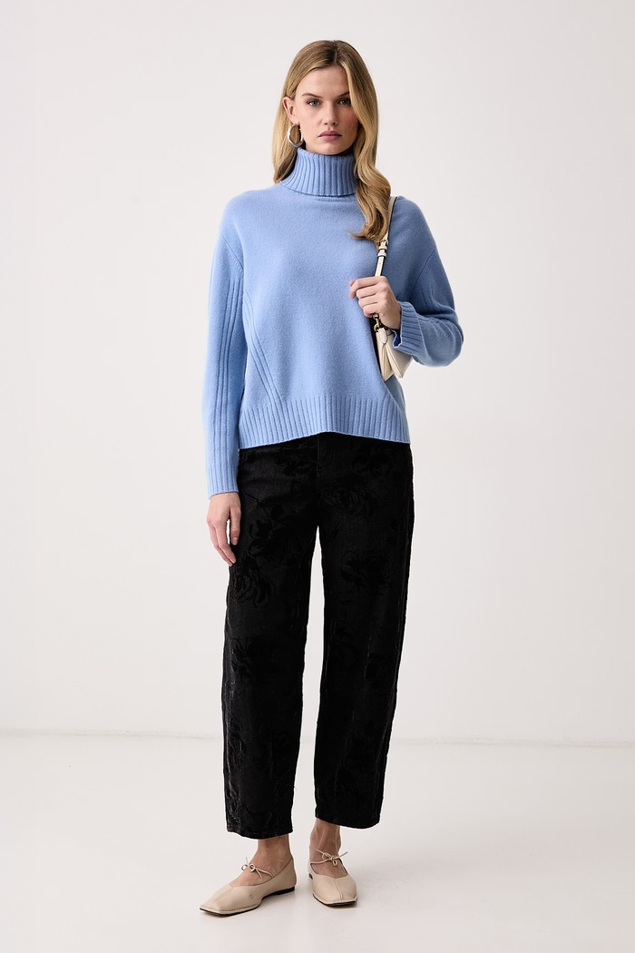 Liu Jo Jeansy balloon damskie UF6175.D0367 czarny AW26