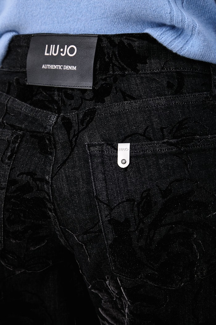 Jeansy balloon damskie Liu Jo UF6175.D0367 czarny
