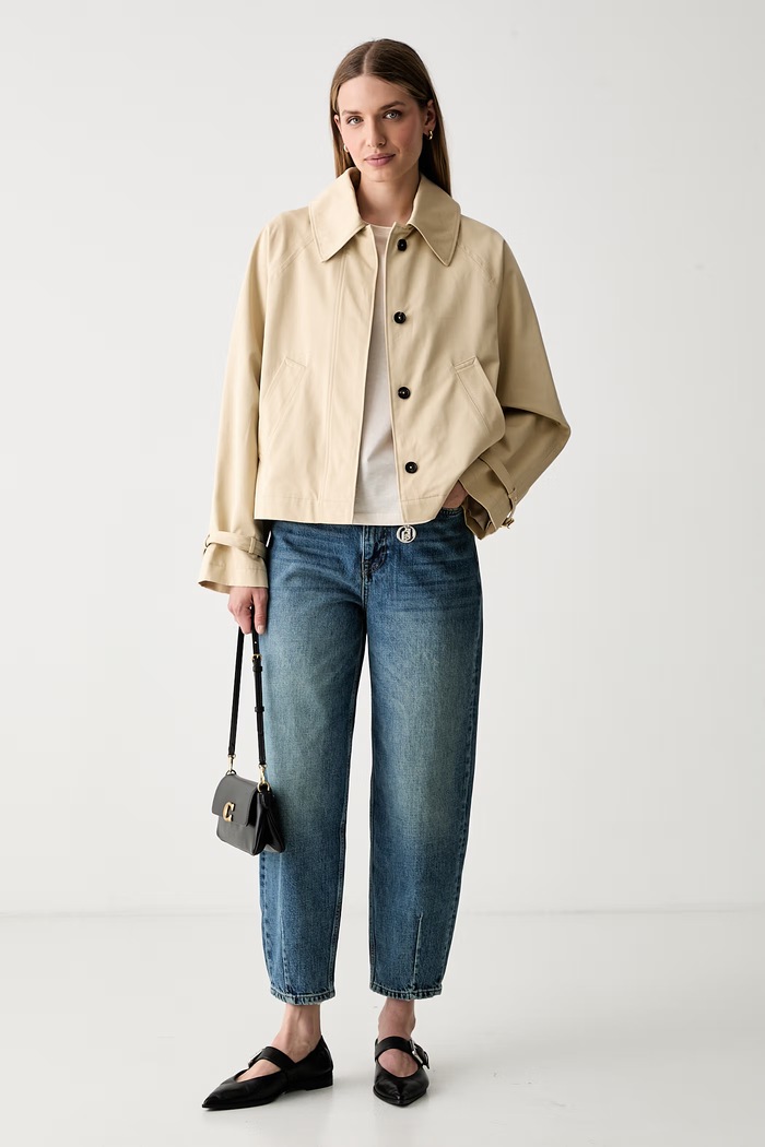 Liu Jo jeansy carrot damskie UF6159.D4854 niebieski AW26