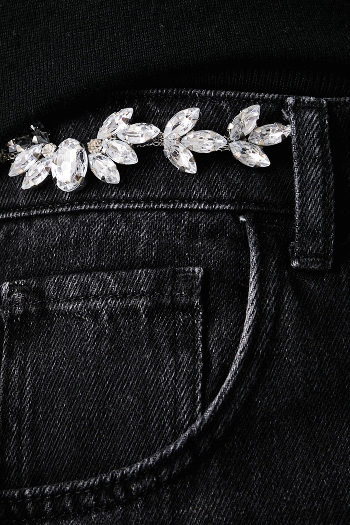 Jeansy straight damskie Liu Jo UF6135.D0415 czarny