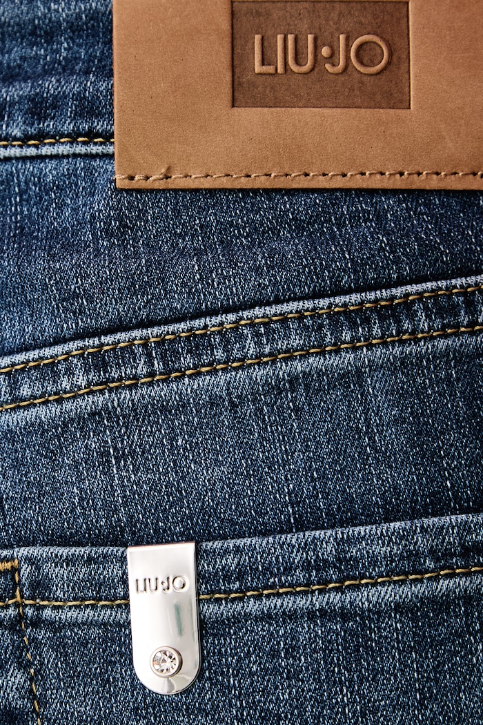 Jeansy flare damskie Liu Jo UF6068.DS081 niebieski
