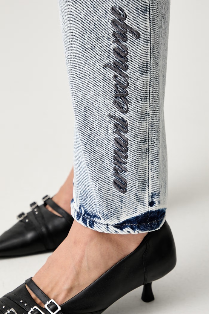 Armani Exchange джинси boyfriend жіночі темно-синій XW000073.AF25768