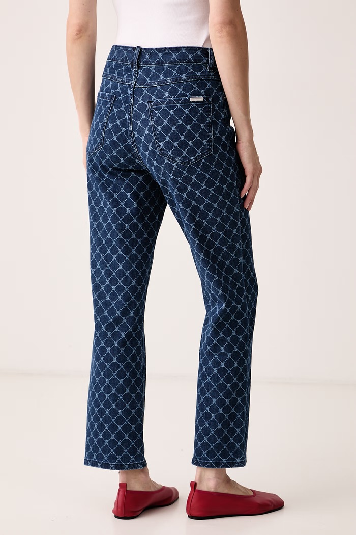 Odzież Joseph Ribkoff Jeansy straight damskie 263906 granatowy