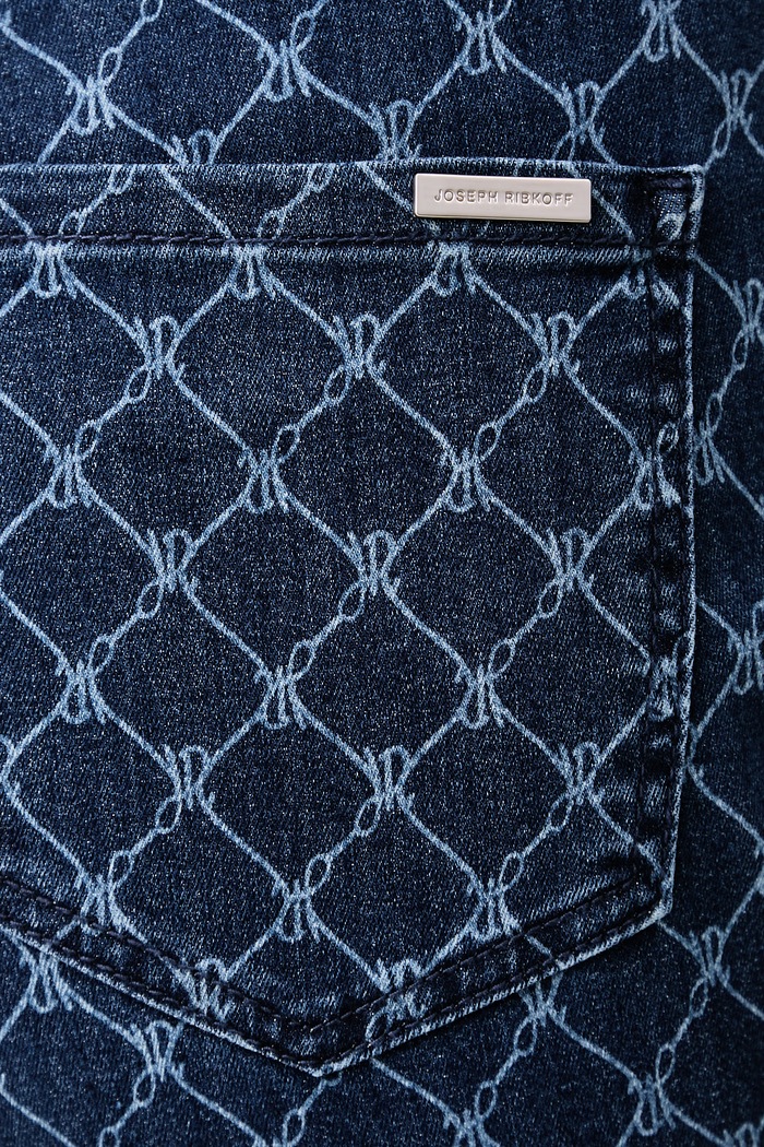 Jeansy straight damskie Joseph Ribkoff 263906 granatowy
