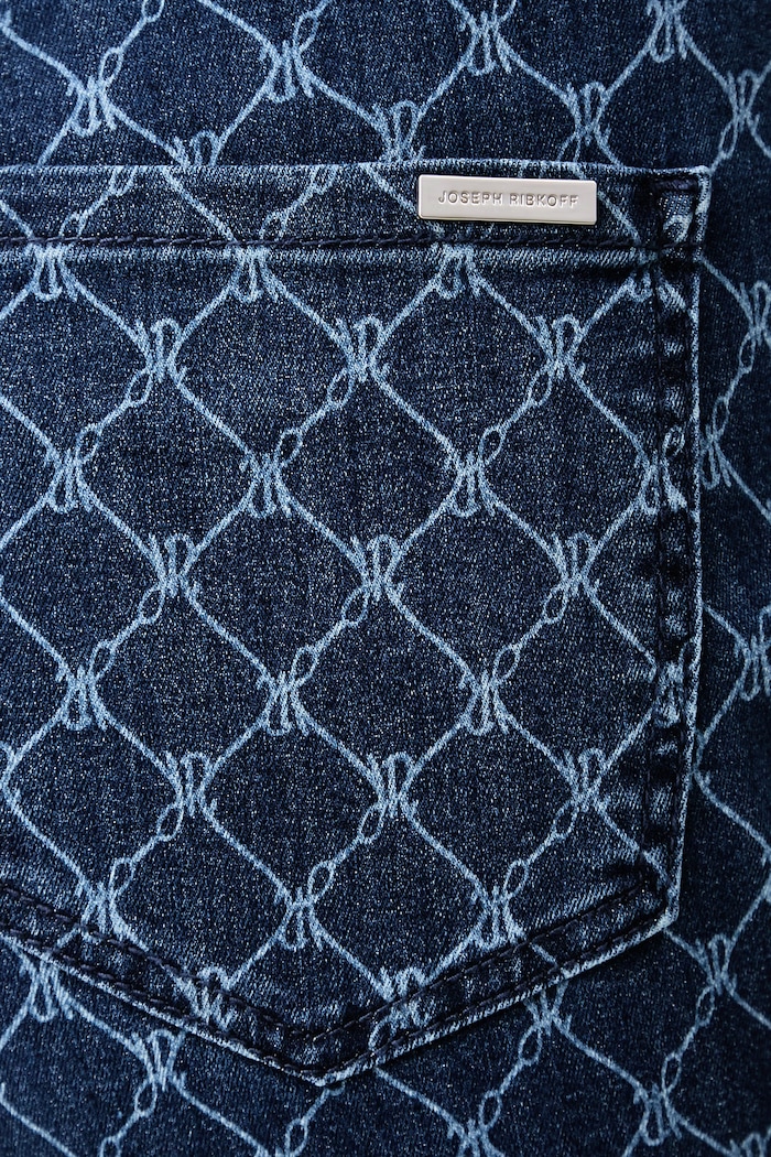Jeansy straight damskie Joseph Ribkoff 263906 granatowy