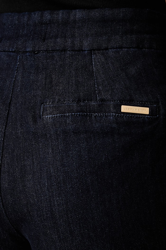 Joseph Ribkoff jeansy wide leg damskie granatowy 263903