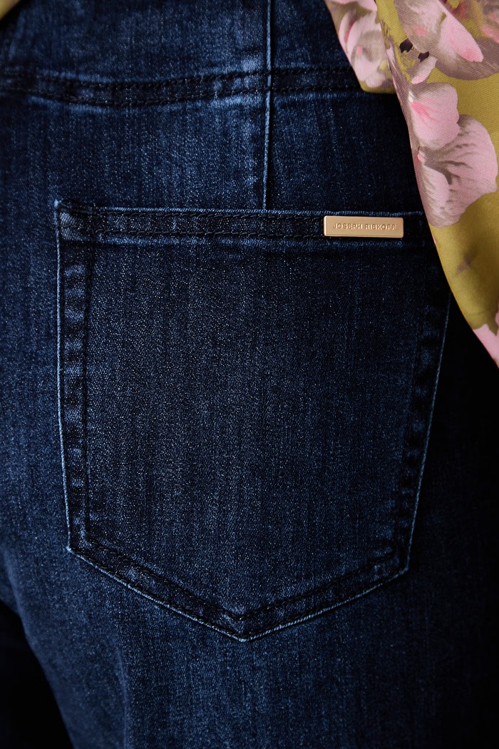 Joseph Ribkoff jeansy wide leg damskie granatowy 263901