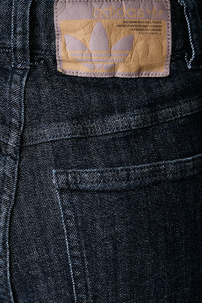 Джинси wide leg жіночі Denim Pleats adidas Originals блакитний LE8302