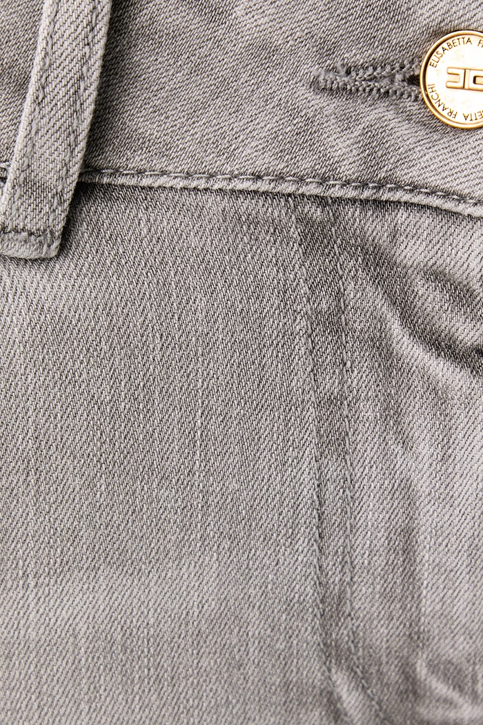 Jeansy skinny damskie Elisabetta Franchi PJ25N66E2 szary