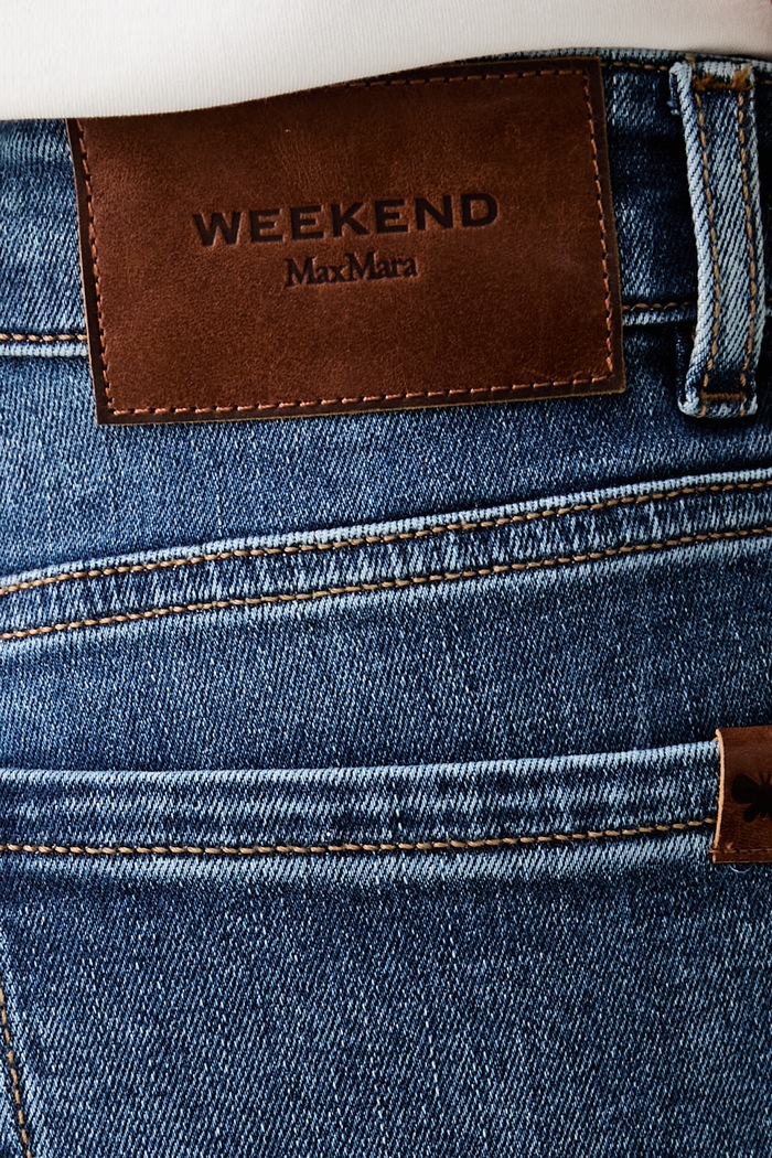 Weekend Max Mara jeansy damskie WKDLANA niebieski 2625186071600