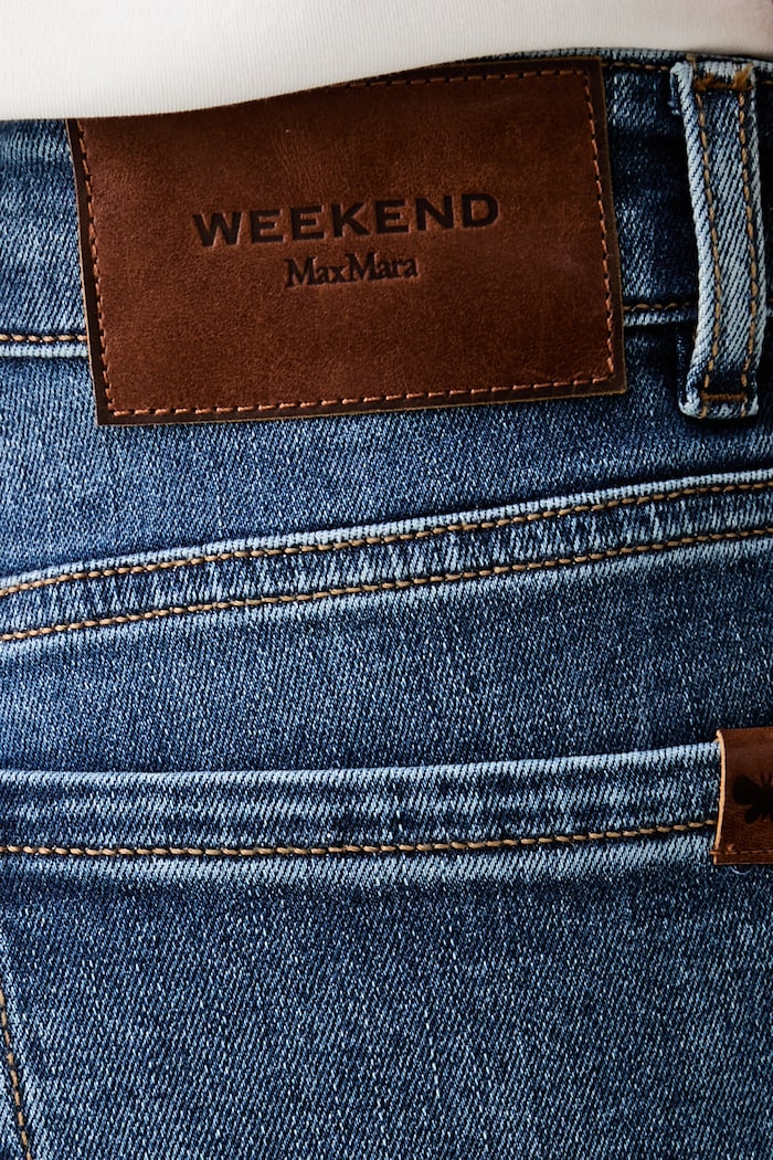 Weekend Max Mara jeansy damskie WKDLANA niebieski 2625186071600