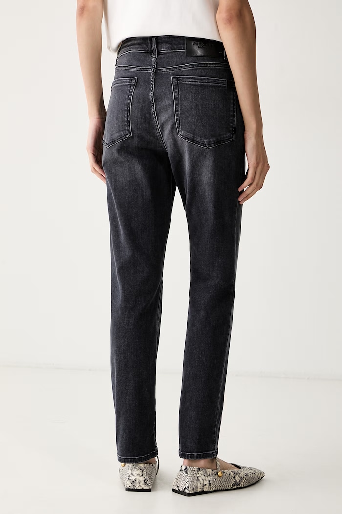 Odzież Weekend Max Mara jeansy damskie WKDLANA 2625186071600 szary