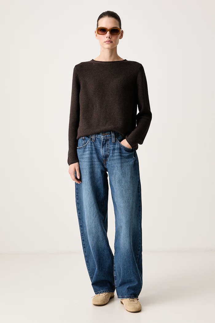 Levi's Τζιν balloon γυναικεία MIDDY BALLOON 0083L μπλε AW26