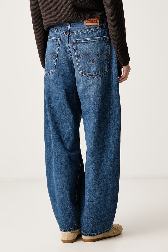 Ρούχα Levi's Τζιν balloon γυναικεία MIDDY BALLOON 0083L μπλε