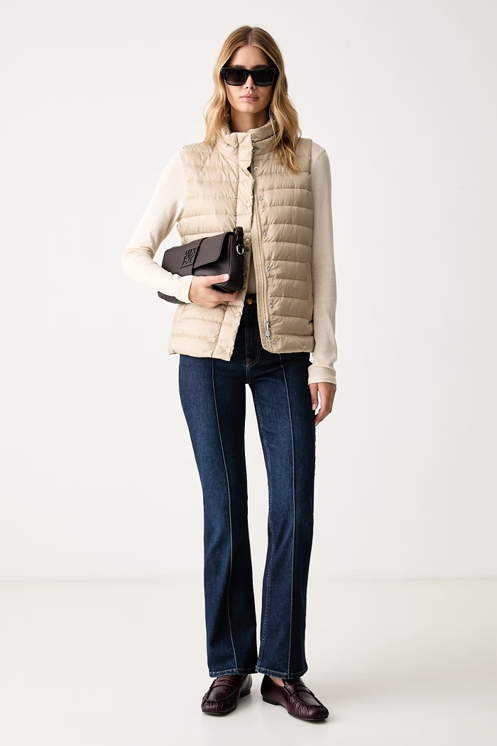 Gant Jeansy flare damskie 4100315 granatowy AW26